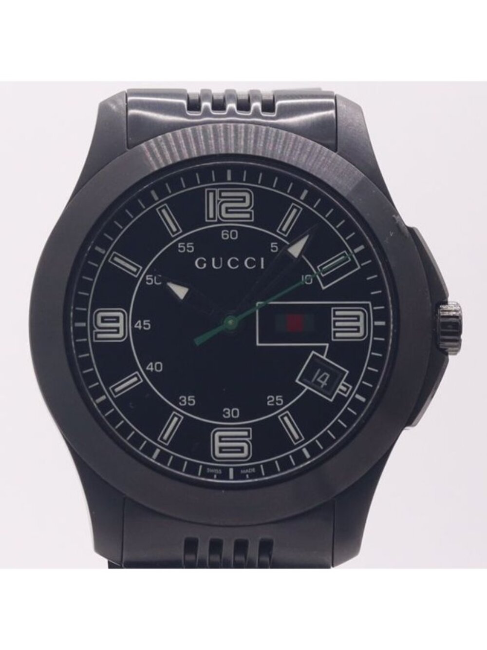 Gucci G-Timeless 126.2 Date Black Dial Watch
